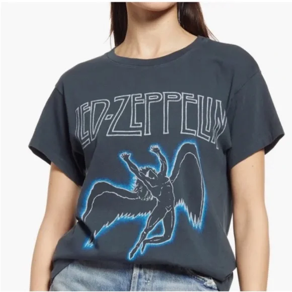 Daydreamer Led Zeppelin 1984 Glowing Icarus Tour Tee - Picture 4 of 10